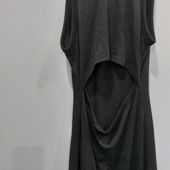 ARITZIA Wilfred Free Yasmin Black Bodycon Cut-out Tank Dress Size XXS - Picture 7 of 9